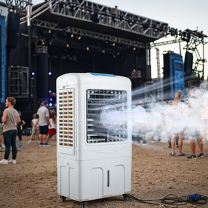 Ventilador Industrial con Control Remoto para Nebulización y Enfriamiento, Ideal para Restaurantes al Aire Libre, Festivales de Música y Lugares Turísticos - Product Image 2