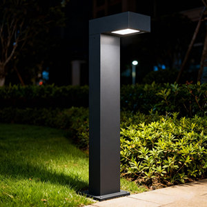 Уличный светодиодный столбчатый светильник L-образной формы, класс защиты IP66, из алюминиевого сплава, с изменяемой цветовой температурой, простая установка, от производителя - Product Image 5