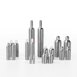 M3 ren cơ thể Hex ổ cắm bóng mùa xuân pit tông làm bằng thép không gỉ thép hợp kim kẽm đồng bằng xử lý bề mặt mùa xuân pit tông - Product Image 4