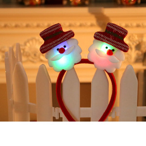Diadema con Cuernos de Reno de Plástico con Luces LED, Novedad para Navidad, Halloween, Cumpleaños, Decoraciones y Regalos Festivos - Product Image 3