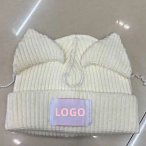 Winter Original Hausgemachte Nische Design Lover Boy Katze Schwein Ohren Wolle Liebhaber Wolle Hut Kalten Hut Frau