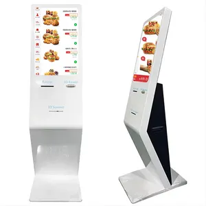 Touchscreen Kartenleser Drucker Scanner Warteschlange Rechnung Suche Besucher Maschine Self Service Touchscreen Kiosk