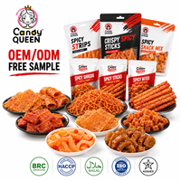 OEM Vente en gros Marque privée personnalisée Snacks Latiao traditionnels chinois Bandelettes de gluten épicées exotiques en vrac Emballage en sac