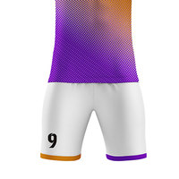 Vente en gros d'uniformes de football personnalisés de haute qualité, 100% polyester respirant, imprimés, avec logo personnalisé, service OEM, nouveau design