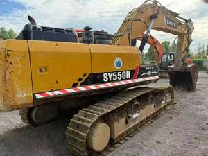 Excavadora de orugas SANY SY550H de alta eficiencia, excavadora de orugas Original multifuncional en buenas condiciones usada Komatsu SANY CAT a la venta - Product Image 5