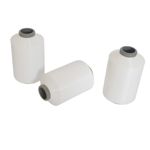 Dty 150D/144f sợi nguyên màu trắng và đen Polyester Poy bao phủ Spandex sợi - Product Image 2