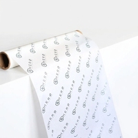 Papel de Seda Transparente Delgado de 17 g/m², 20x28 Pulgadas, Color Rosa, Diseño Lodo, Marca Personalizada, para Envolver Ropa y Calcetines
