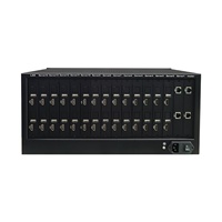 Serveur décodeur vidéo numérique 5U en rack, 28 ports de sortie, 64 canaux 1080P H.265, surveillance CCTV en temps réel