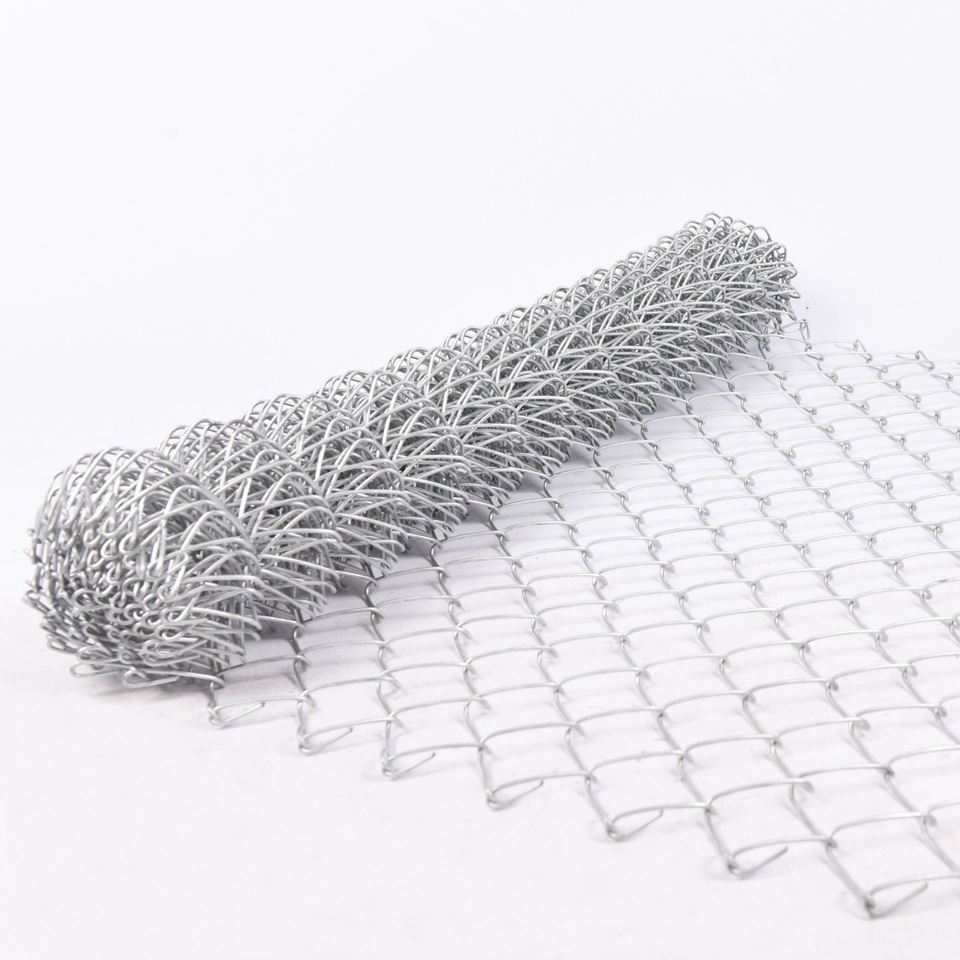 Hot Sale Galvanized Chain Link Fence Diamond Hole Woven Mesh Security ...