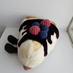 Jellycatt Seri Dessert Inggris Edisi Terbatas Blueberry Cheesecake Mainan Boneka Plush Poliester Super Lembut Bentuk Makanan - Hadiah Manis - Product Image 2