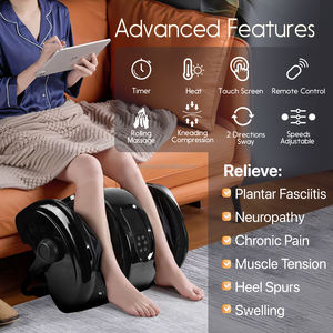 Neue Heiz funktion Shiatsu Fuß massage gerät 3 Modi Einstellbares Fuß-und Waden massage gerät mit Fernbedienung - Product Image 3