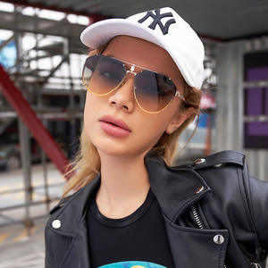แว่นกันแดดสไตล์พังก์<span class=keywords><strong>ขา</strong></span>กลมแว่นกันแดดสำหรับผู้ชายและผู้หญิง2022สไตล์นักบินสตีมพังค์ขนาดใหญ่แบบย้อนยุค - Product Image 1