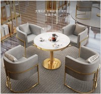 Ensemble de Tables et chaises de salle à manger, mobilier de luxe, nouveau style nordique, produit directement d'usine,