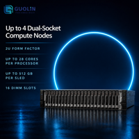 Serveur rack 2U d'occasion, 4 nœuds de calcul, HPC, Big Data, virtualisation, configuration personnalisée, Dell PowerEdge C6420