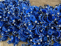 DN150 Tuyau en fonte Combi Grip Collier de serrage Taille du tuyau 6 pouces Sortie 1 pouce Grip Collar Coupling