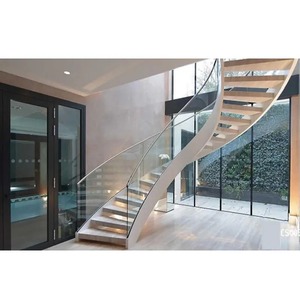 <span class=keywords><strong>Escaleras</strong></span> interiores <span class=keywords><strong>de</strong></span> diseño simple y moderno <span class=keywords><strong>para</strong></span> el <span class=keywords><strong>segundo</strong></span> <span class=keywords><strong>piso</strong></span> con barandilla <span class=keywords><strong>de</strong></span> vidrio duradera <span class=keywords><strong>para</strong></span> uso en apartamentos - Product Image 5