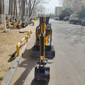 Бесплатный ковш мини 1 тонный небольшой гидравлический экскаватор гусеничный экскаватор с насадками - Product Image 4