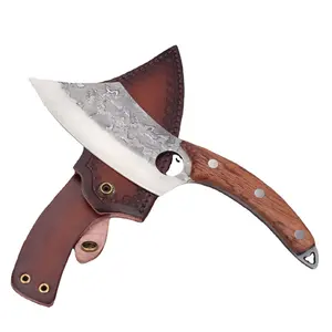 Chuyên nghiệp butcher Knife Set serapian cắt dao nhà bếp da vỏ bọc butcher dao để bán