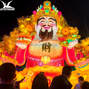 Nhân vật nổi tiếng làm bằng lụa và đèn lồng vải thần thoại Truyền Thống Trung Quốc - Product Image 4