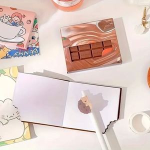 Quirky Biscuit Self-Adhesive Sticky Notes Cultural Creative Chocolate Scented 9x10cm <b>Mini</b> <b>Notebooks</b> Cute Fun Back-to-School - Product Image 3