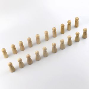 Juego de 20 Muñecas de Madera sin Acabado para Proyectos de Manualidades y Decoraciones Creativas, Venta al por Mayor, Dropshipping - Product Image 4
