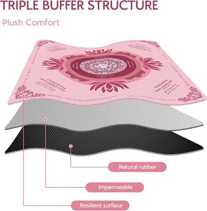 Tapis de mahjong en néoprène personnalisé, antidérapant et insonorisant, pour le poker américain - Product Image 2