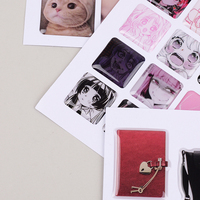 Autocollants 3D en PVC époxy vintage, rétro et de luxe, écologiques, imperméables, pour journal, scrapbook, décoration de coque de téléphone, OEM ODM