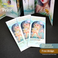 Brochure tri-pliée personnalisée imprimée en offset avec dépliants à une page et typographie anglaise sur mesure, fabriquée à [Lieu d'origine]