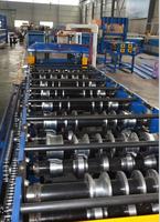Ligne complète de formage de panneaux de toiture IBR, machine à tôles trapézoïdales, largeur, moteur, pompe pour le marché sud-africain