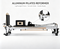 MJD Aluminium Pilates Reformer, ein Hochwertiges Pilates Core-Bett, Geeignet für Yoga und Kernkraftübungen