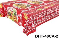 Nappe de table en PVC gaufré doré de luxe, imperméable et anti-taches, imprimée, pour la maison, l'hôtel, les mariages, les banquets et les fêtes