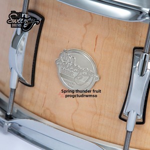 <span class=keywords><strong>Doc</strong></span> Sweeney American Handmade Stave DSD Tiger Maple 14x6 Inch Snare Drum - Product Image 3