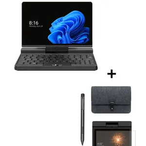 Laptop Mini Win11, Notebook layar sentuh One Netbook A1 Pro 7 "IPS 1200PHandheld Laptop Gen11 Intel Core RAM 16G + 512G SSD