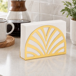 Modern Wrought Iron High-End Restaurant Napkin <b>Holder</b> with Light Eco-Friendly <b>Toilet</b> Paper Shelf for Cross Border Foreign Trade - Product Image 4