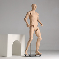 Mannequin flexible multifonctionnel avec articulations mobiles, bras et jambes articulés, pour la course à pied, le sport, femme et homme