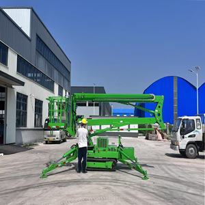 10m All Terrain DC Power Spider Articulado Crawler Boom Lift Plataforma Aérea de Trabalho Rastreado - Product Image 2