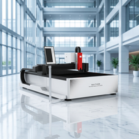 Machine de découpe laser à fibre 3015 pour usage industriel, 3000W, châssis robuste, revêtement antirouille, fonctionnement prolongé pour atelier métallurgique