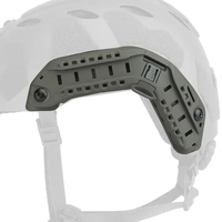 Kit de mise à niveau du rail de casque tactique rapide à coupe haute intégrant le rail latéral du casque de mission