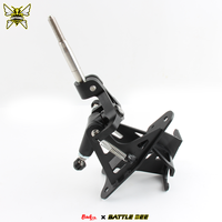 BATTLEBEE Palanca de Cambios Corta Manual Ajustable de Aluminio BKK20 para Civic 8th FA1 FD2 2006-2011, Cambio Rápido