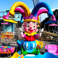 Manège de fête foraine extérieur 12 places, Mini Chaise Volante Joker, pour la famille, à vendre