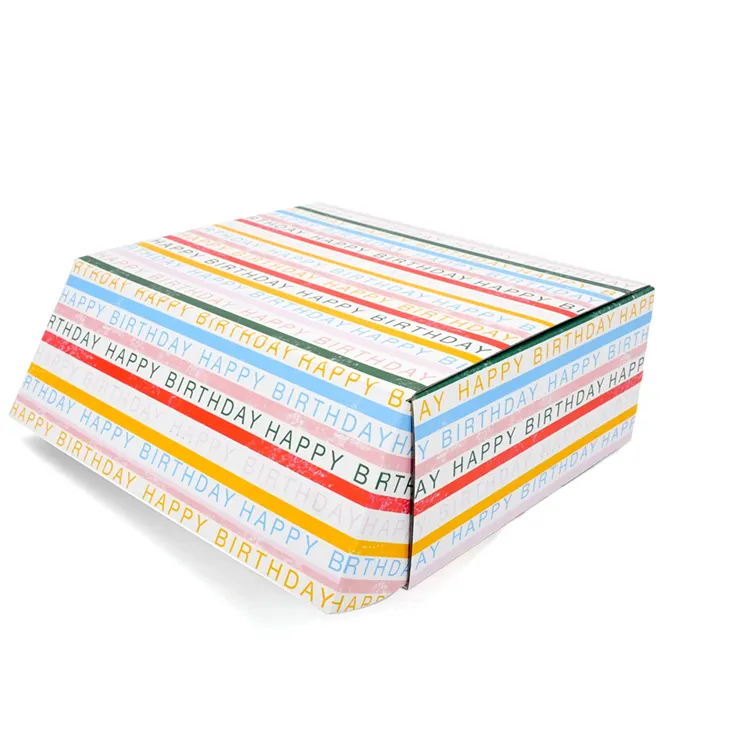 Multi-Color Printing Luxury Small Custom Fancy Paper Pillow Packaging Pink Shipping Mailers Boxes For Small Business