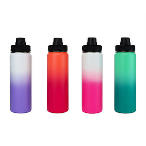 Bouteille d'eau isotherme en acier inoxydable triple couche de 32 oz avec marqueur de temps pour boire, bouteille Tritan sans BPA - Product Image 1