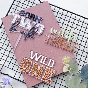 WILD ONE Cake Topper pour l'<span class=keywords><strong>anniversaire</strong></span> des enfants - Product Image 2