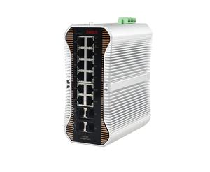 สวิตช์รวมสัญญาณอุตสาหกรรมแบบจัดการได้ พร้อมช่องเสียบ 12 กิกะบิต RJ45 + 4 ช่องเสียบ 10G SFP+ - Product Image 3