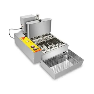 Machine à mini-beignets manuelle de haute qualité à 6 rangées, machine à snacks avec certification CE - Product Image 3