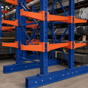 Sistema <span class=keywords><strong>de</strong></span> Estanterías Cantilever Robusto <span class=keywords><strong>de</strong></span> Doble Cara para Trabajo Pesado, para la Distribución Industrial <span class=keywords><strong>de</strong></span> Madera y Tuberías - Product Image 2