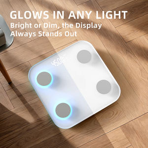 <span class=keywords><strong>Bluetooth</strong></span> Smart Körperfettwaage mit Farbwechselnder LED-Beleuchtung BIA Digitale <span class=keywords><strong>BMI</strong></span> Wasser-Muskel-Tracking 180kg - Product Image 2