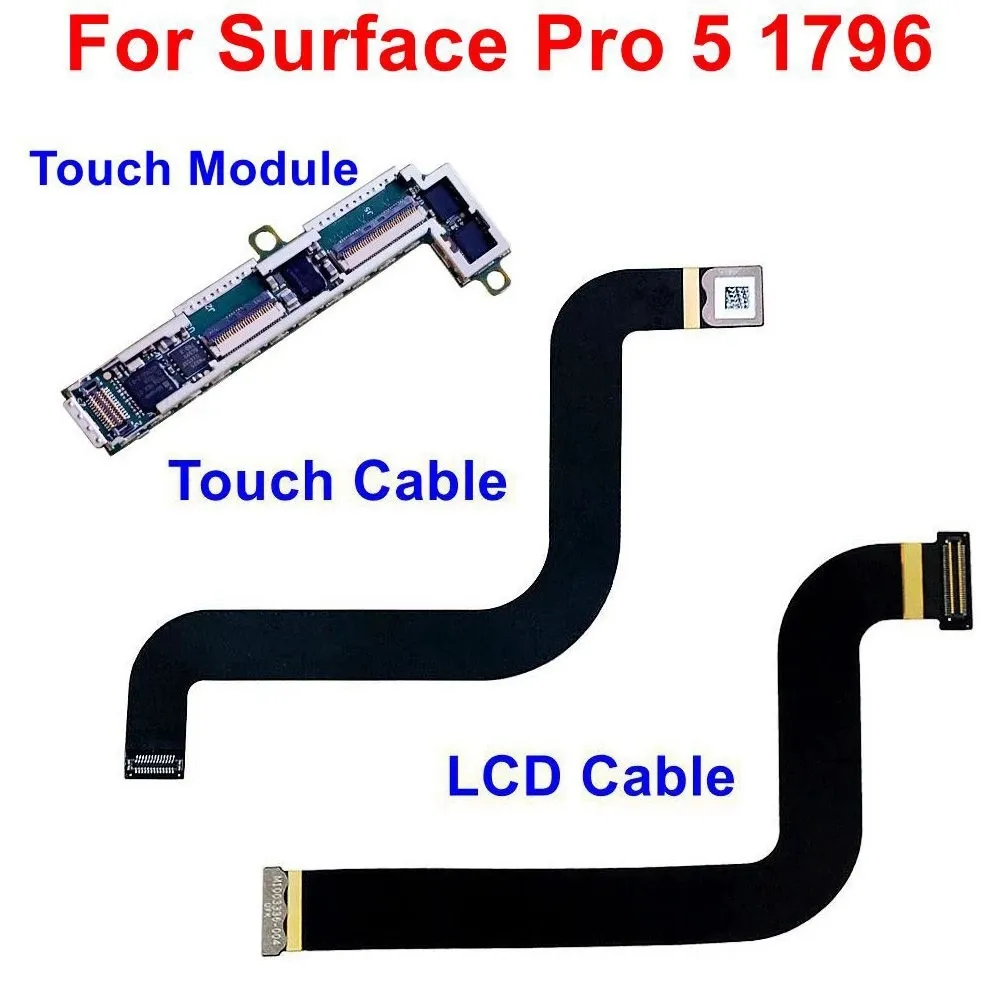 ЖК-дисплей Замена гибкий кабель для Microsoft Surface Pro 5 1796 сенсорный экран дигитайзер гибкий кабель лента