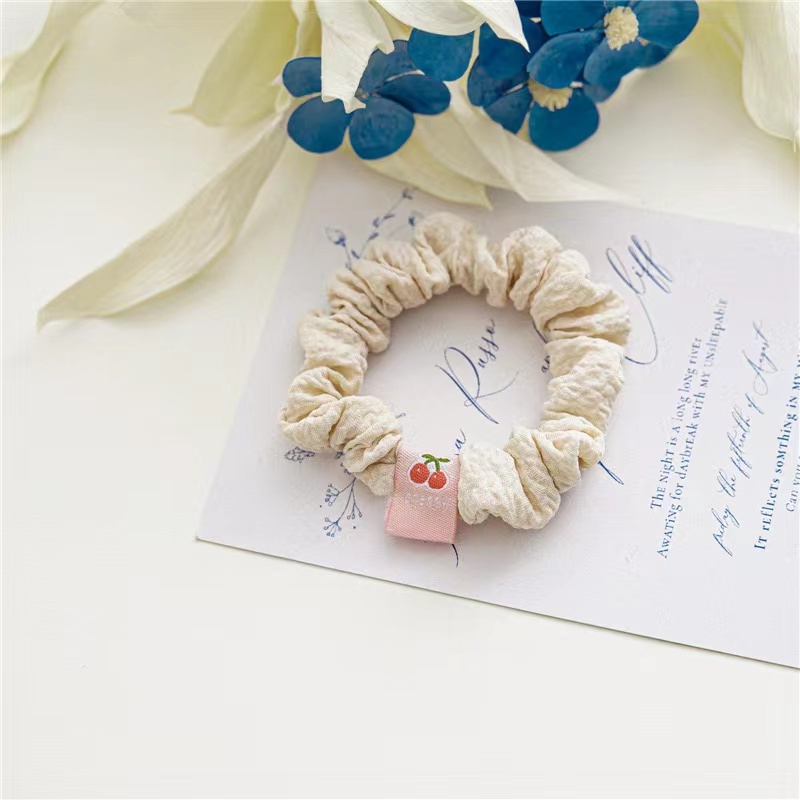 Chouchou Pour Cheveux élastique Souple 18x18 Cm - Tissu, Neuf Avec étiquette, Plusieurs Couleurs