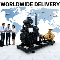 Machine d'extraction de sable multifonctionnelle à démarrage électrique de qualité, moteur diesel pour le dragage en mer/en rivière, écologique avec pompe à eau